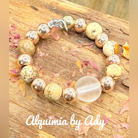 Alquimia Beaded Bracelet with Earthy Tones - Picture 1 of 2